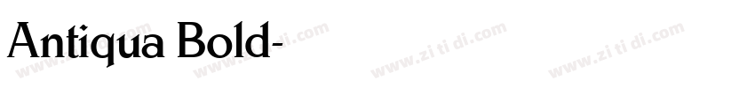 Antiqua Bold字体转换 Antiqua Bold字体转换